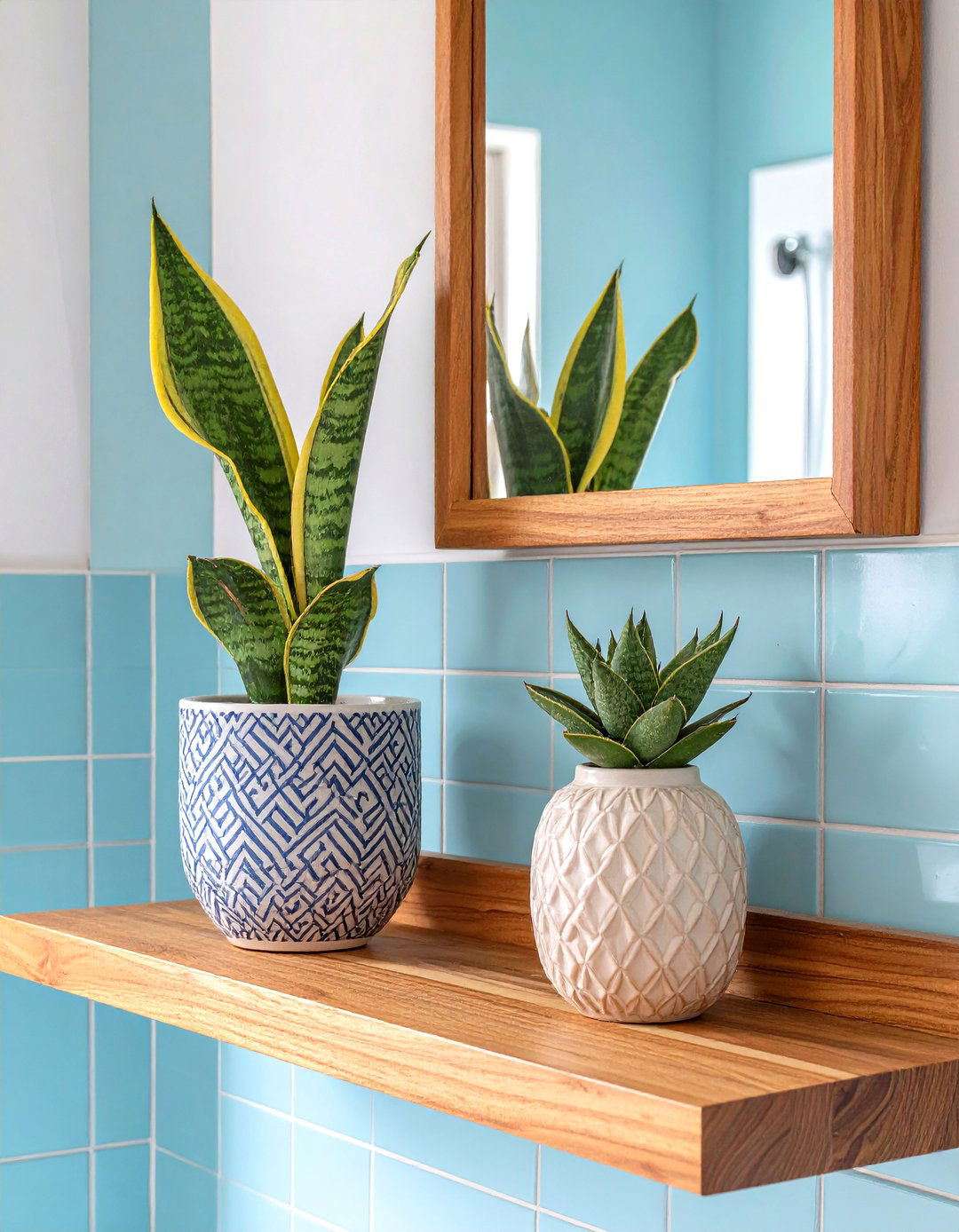 Mid Century Modern Bathroom Shelf - 30 bathroom shelf decor ideas