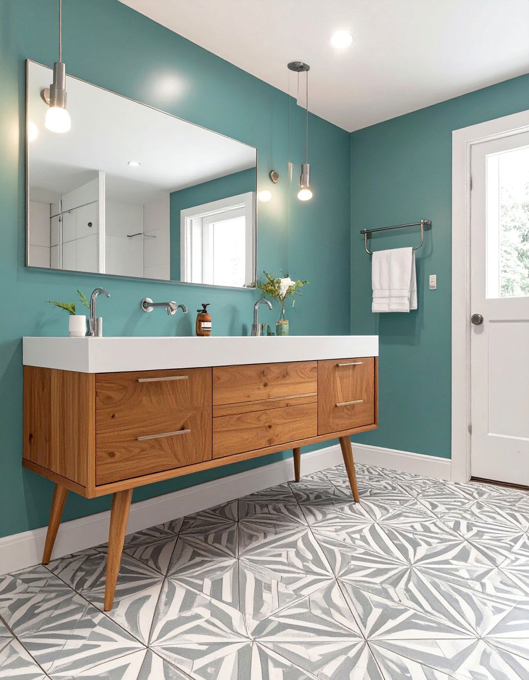 Mid Century Modern Bathroom Style - 30 bathroom interior design ideas