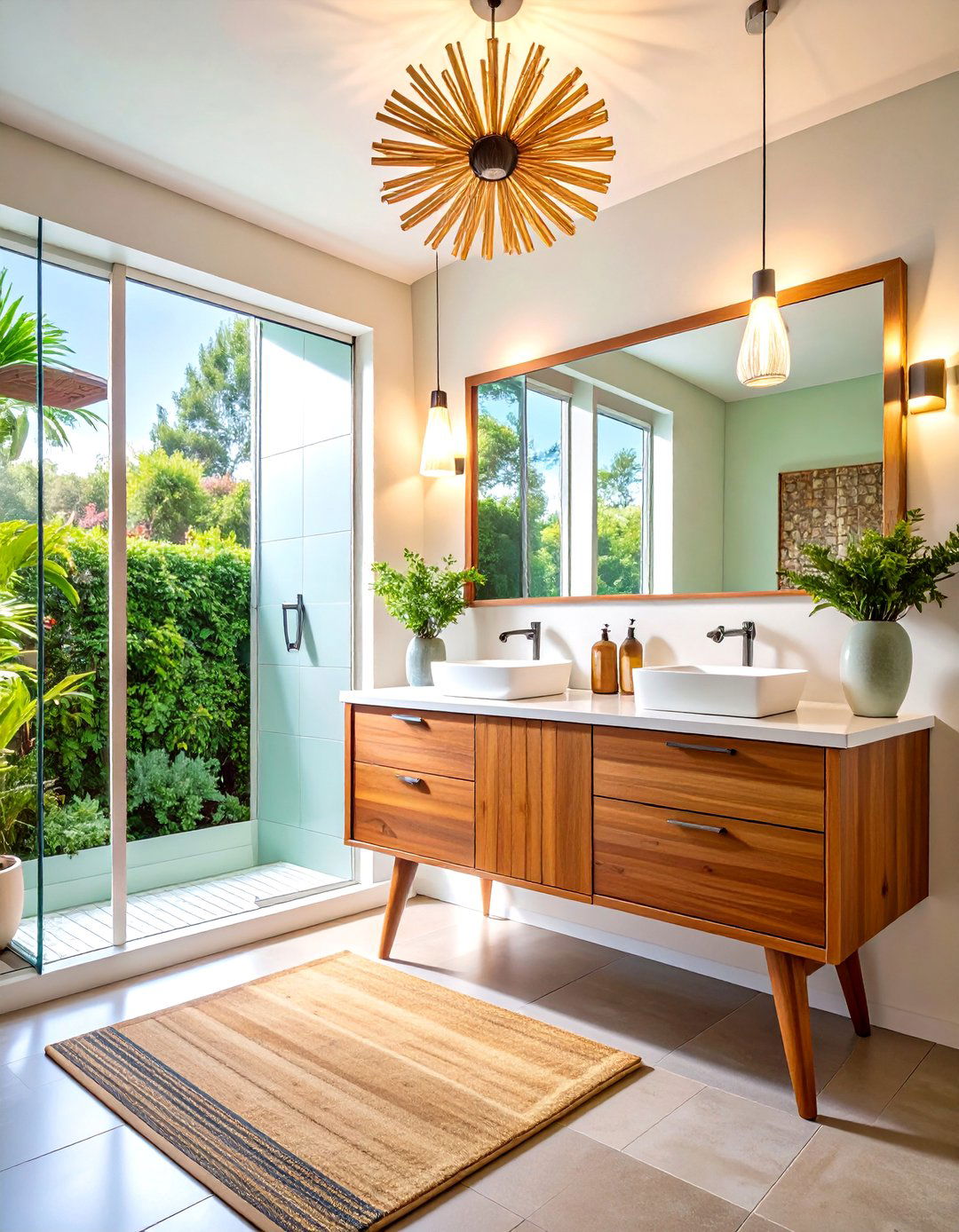 Mid Century Modern Bathroom Style - 30 5x8 bathroom remodel ideas