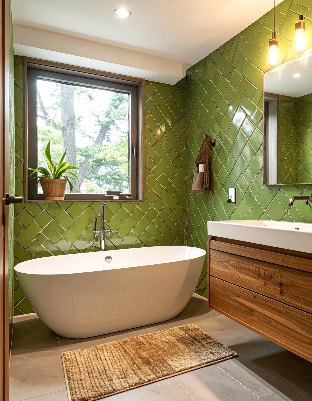 Mid Century Modern Bathroom Tub - 30 bathroom tub ideas
