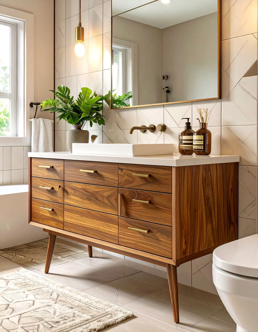 Mid Century Modern Bathroom Vanity - 30 bathroom vanity designs