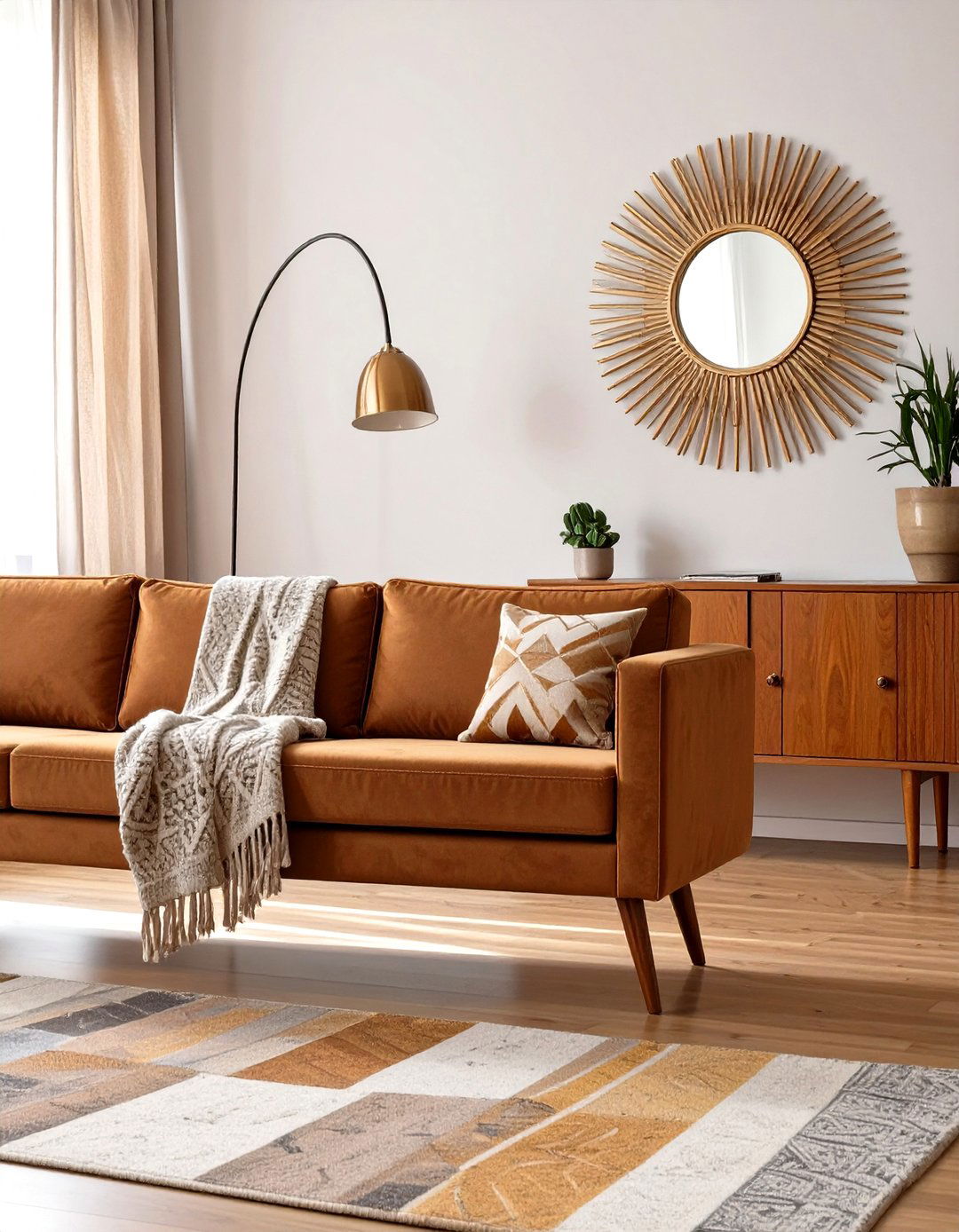 Mid Century Modern Brown Living Room - 30 modern brown living room ideas