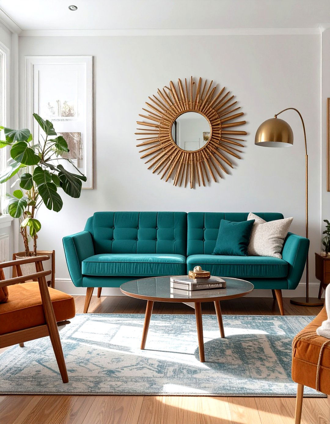 Mid Century Modern Charm Living Room - 30 cute living room ideas