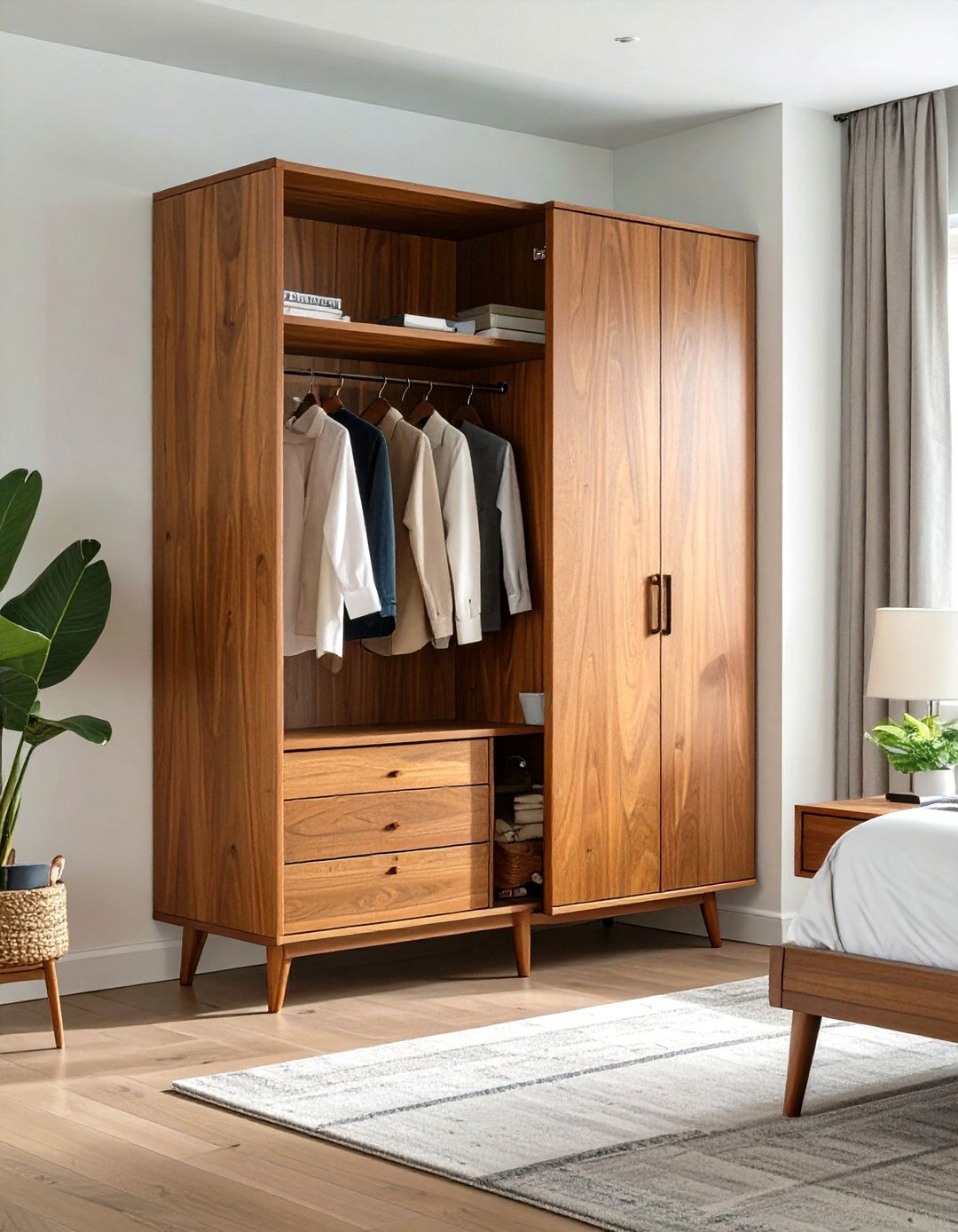 30 Efficient Corner Closet Ideas to Save Space - We Love Home Blog