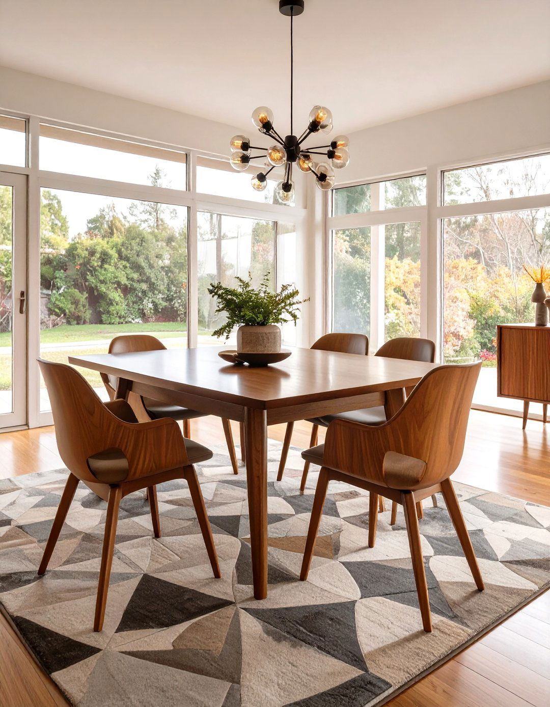Mid Century Modern Dining Room - 30 interior design photos ideas