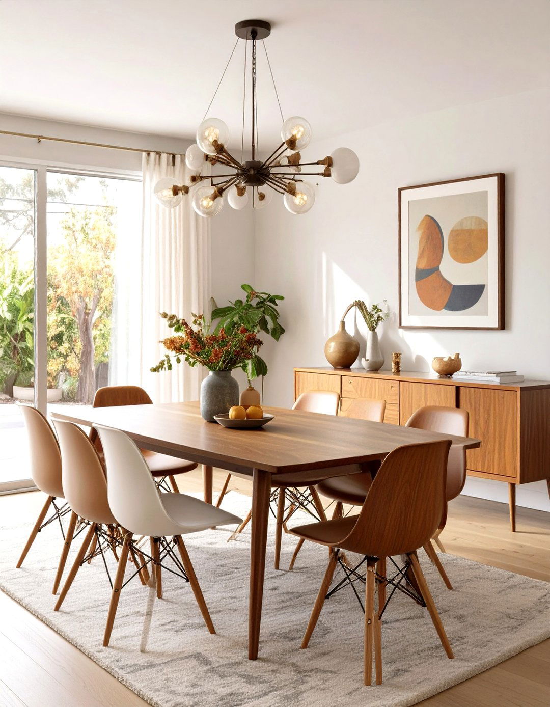 Mid Century Modern Dining Room - 30 interior design simulator ideas