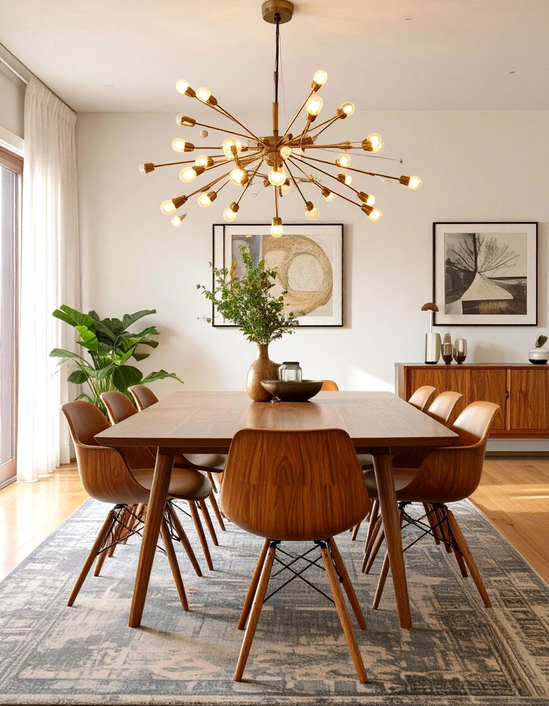 Mid Century Modern Dining Room - 30 interior design rooms ideas