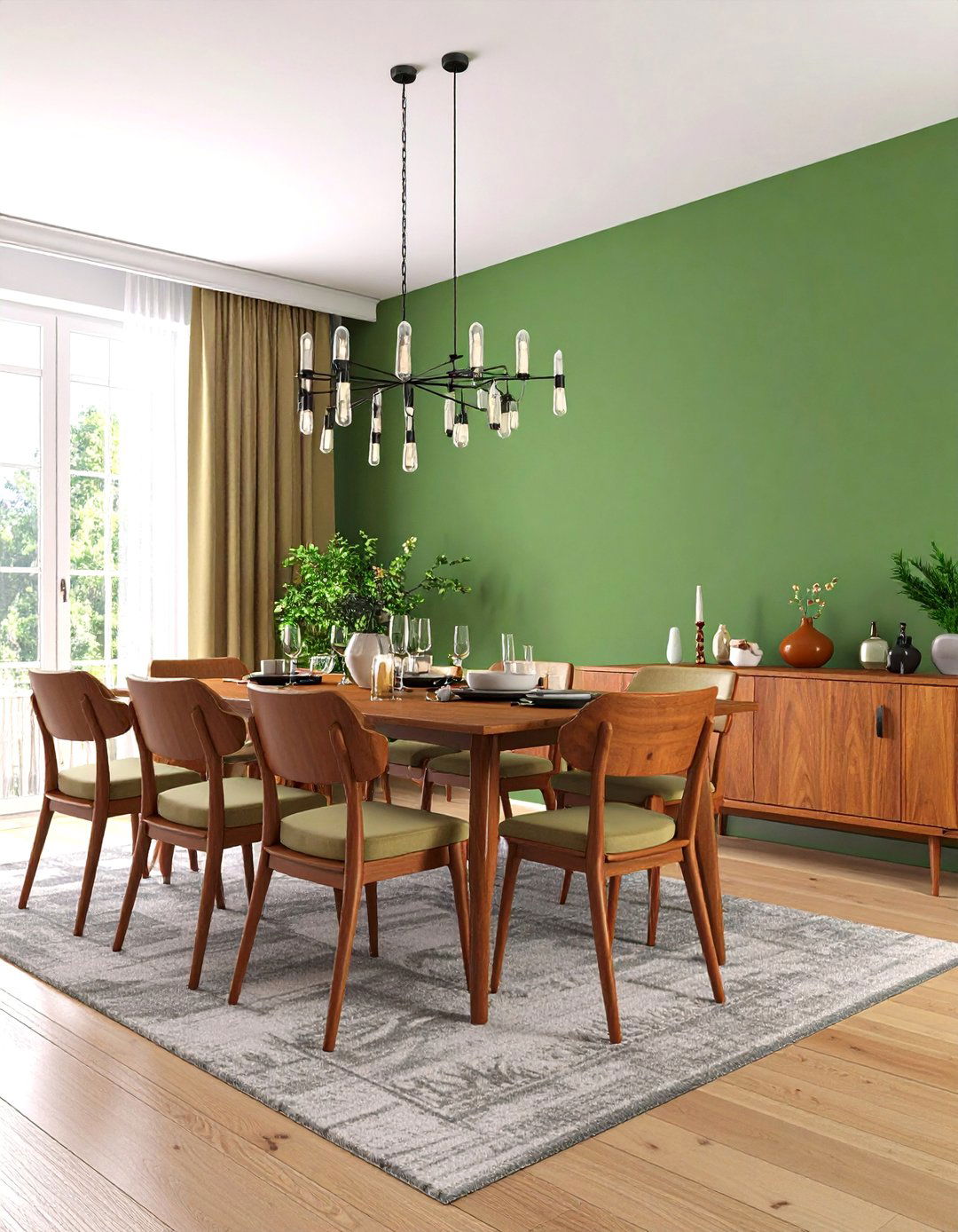 Mid Century Modern Dining Room - 30 3d interior design software ideas