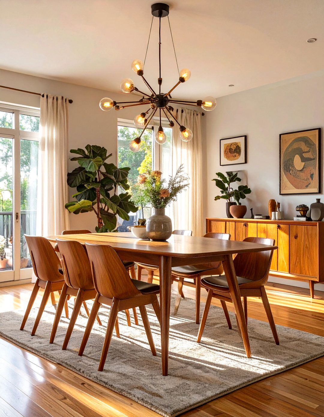 Mid Century Modern Dining Room - 30 casual dining room ideas