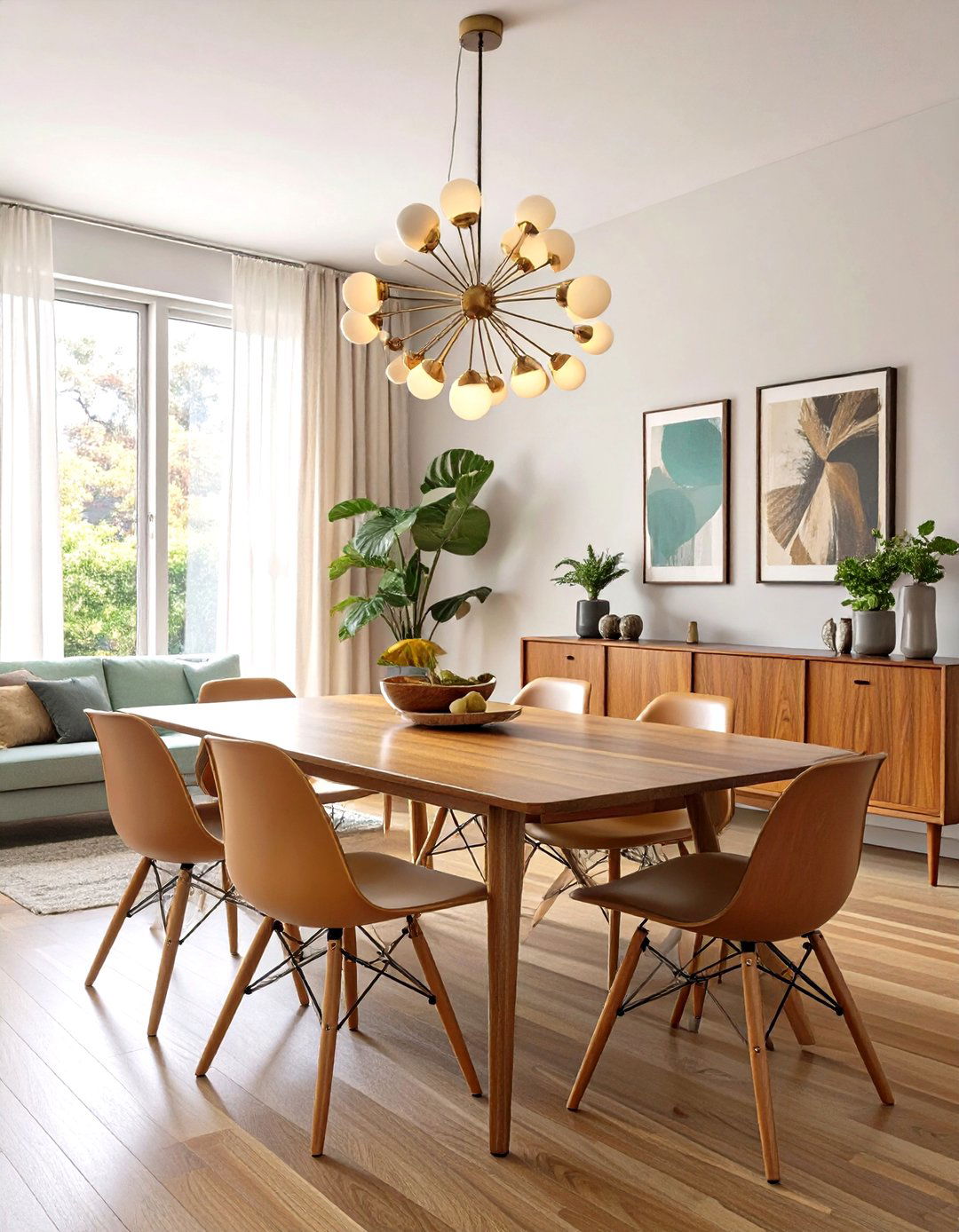 Mid Century Modern Dining Room Revival - 30 masters in interior design ideas