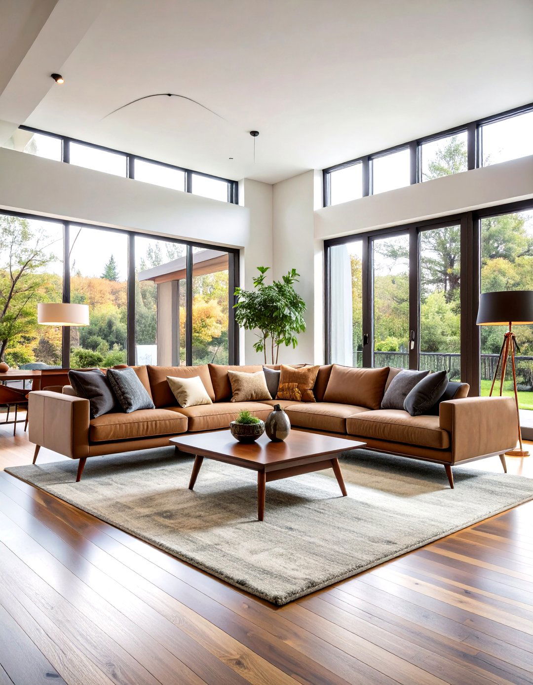 Mid Century Modern Duplex Layout - 30 duplex house design ideas