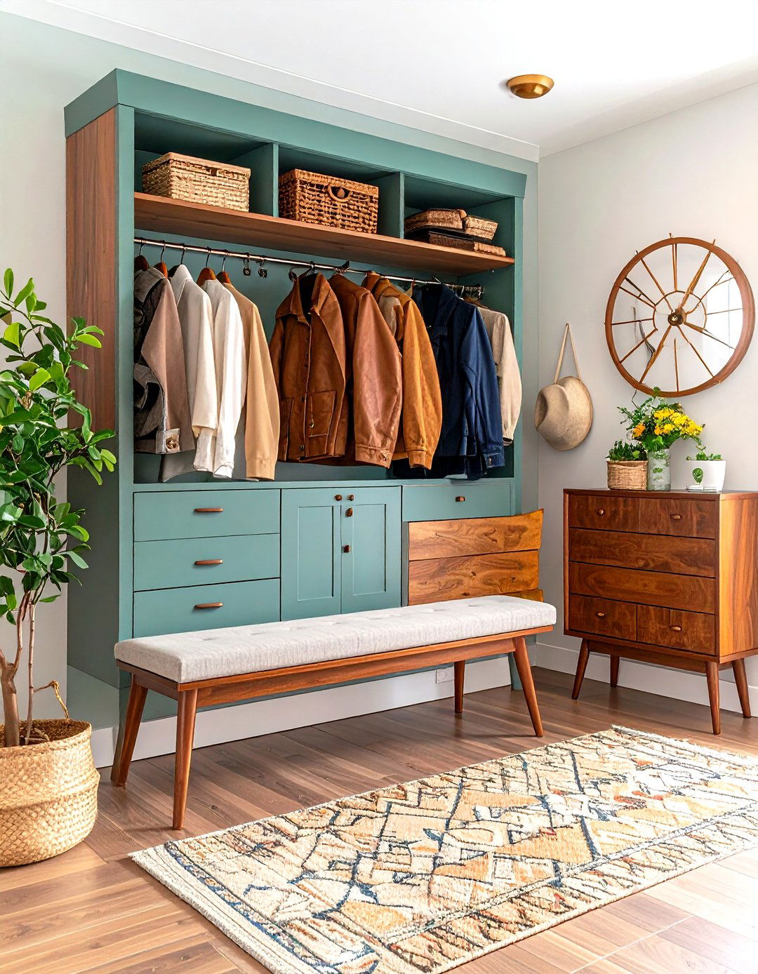 Mid Century Modern Entryway Closet - 30 entryway closet ideas
