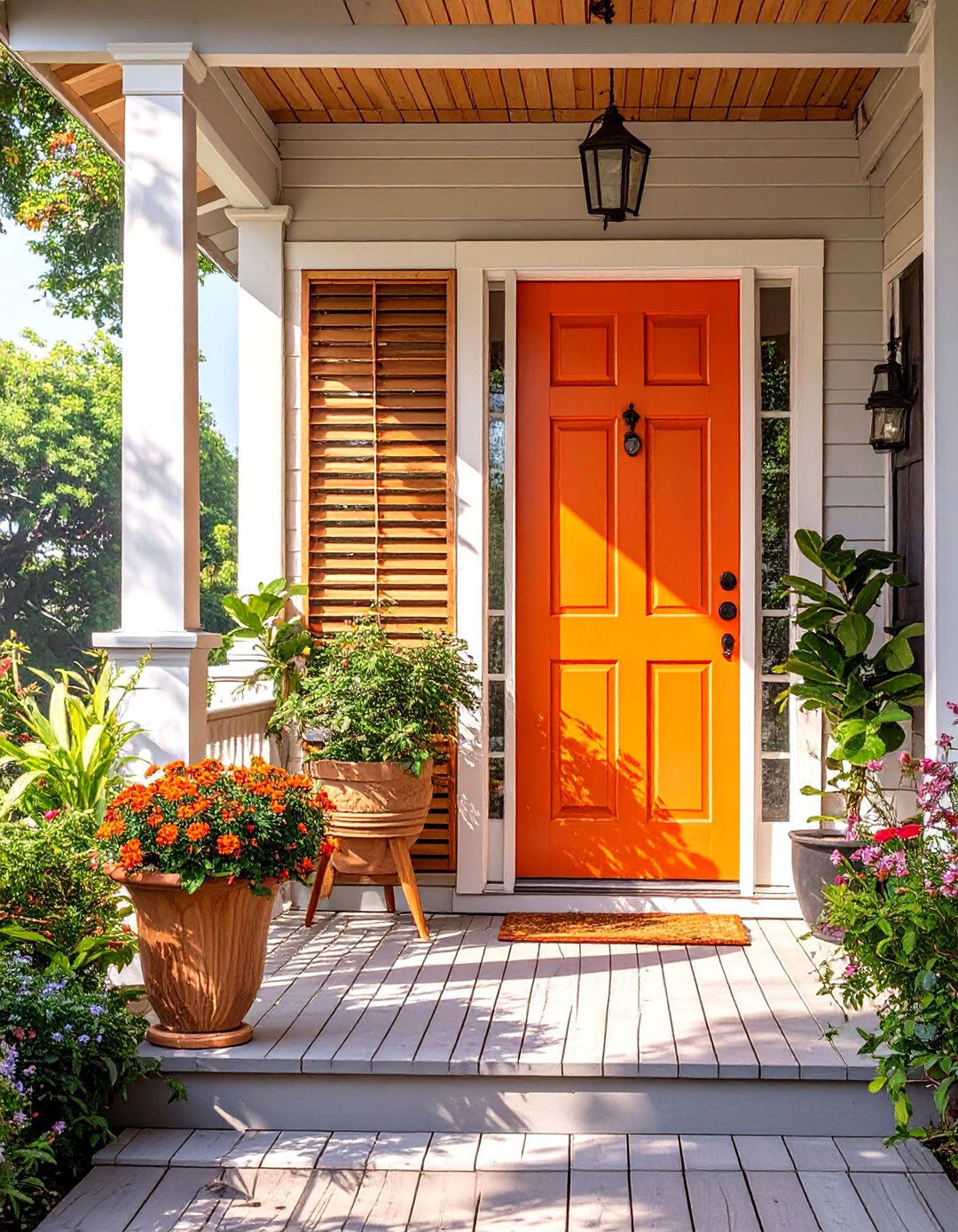 Mid Century Modern Front Porch - 30 modern small front porch ideas