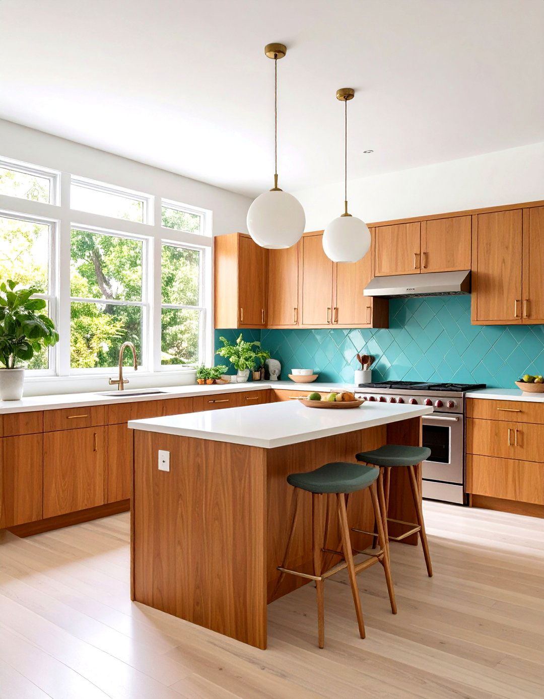Mid Century Modern Galley Kitchen - 30 galley kitchen designs