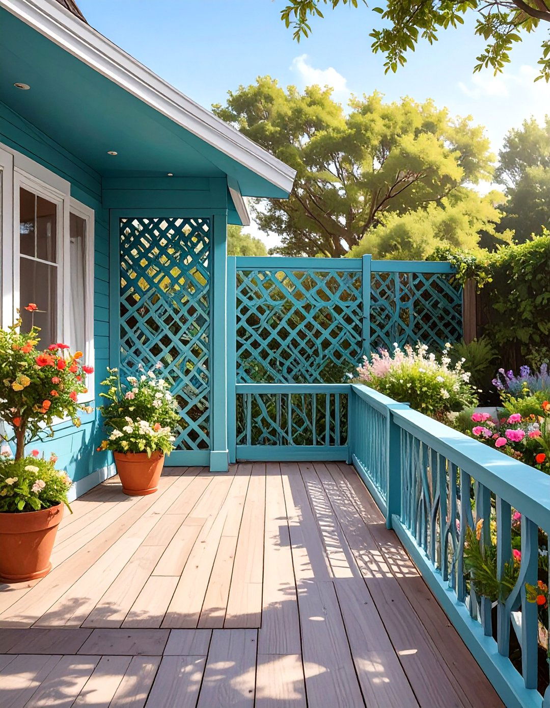 30 Deck Lattice Ideas for Privacy and Better Storage - We Love Home Blog