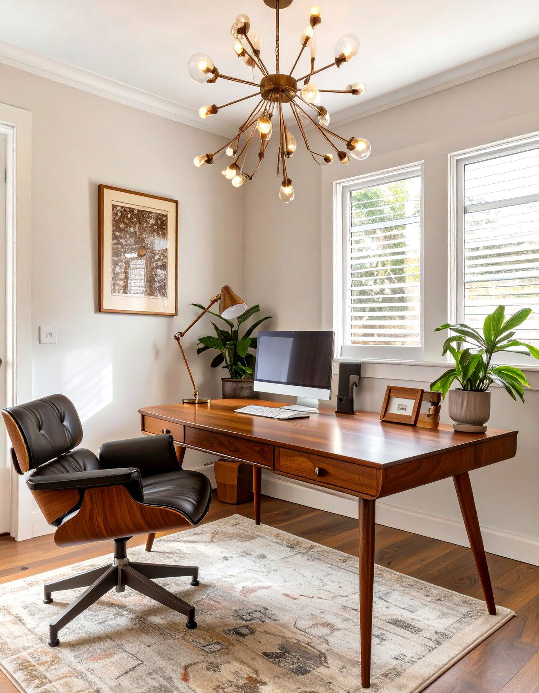 Mid Century Modern Home Office - 30 home office decorating ideas