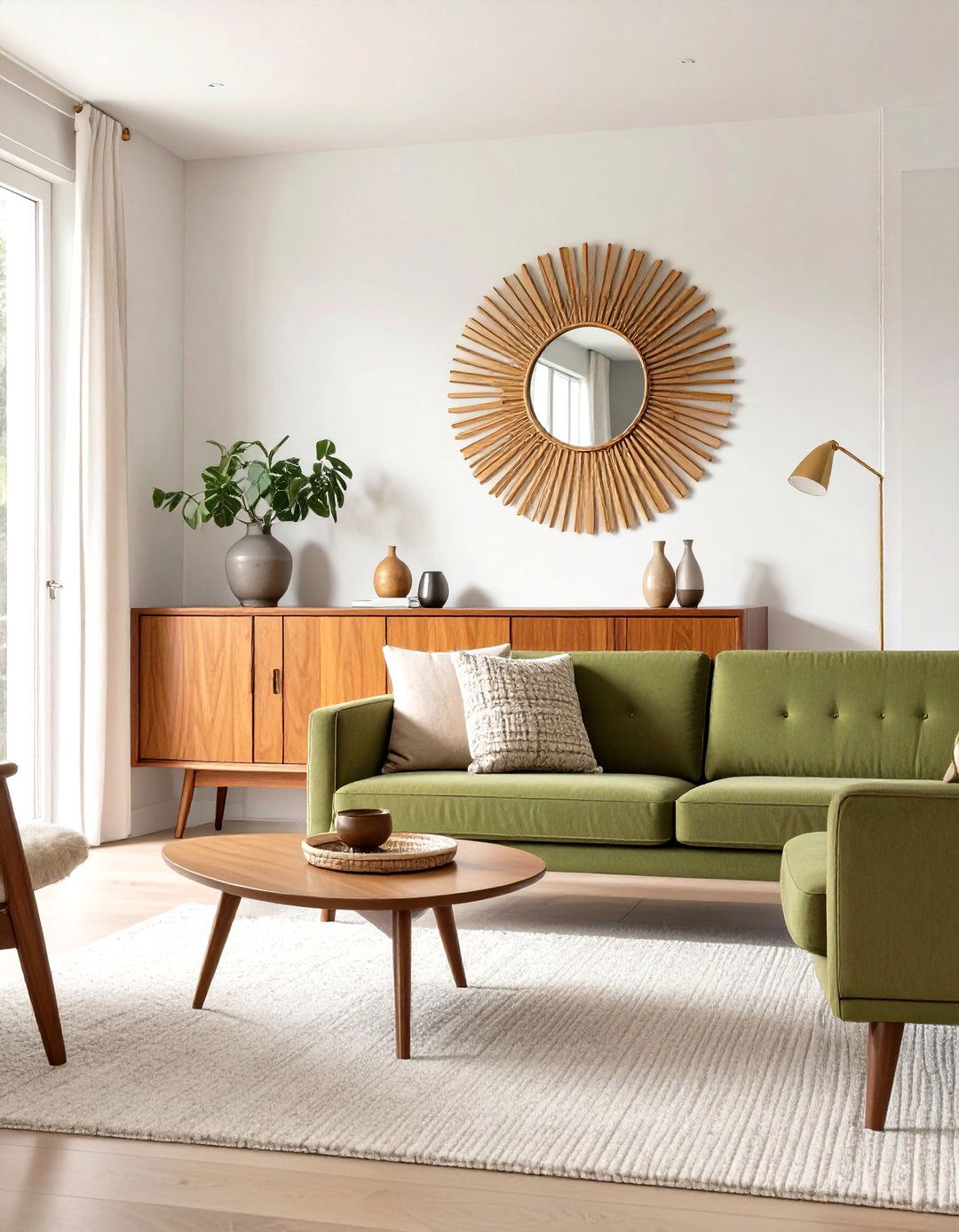Mid Century Modern Inspired Vintage Living Room - 30 vintage living room ideas