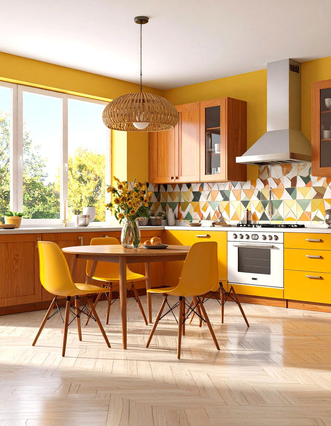 Mid Century Modern Kitchen - 30 kitchen redo ideas