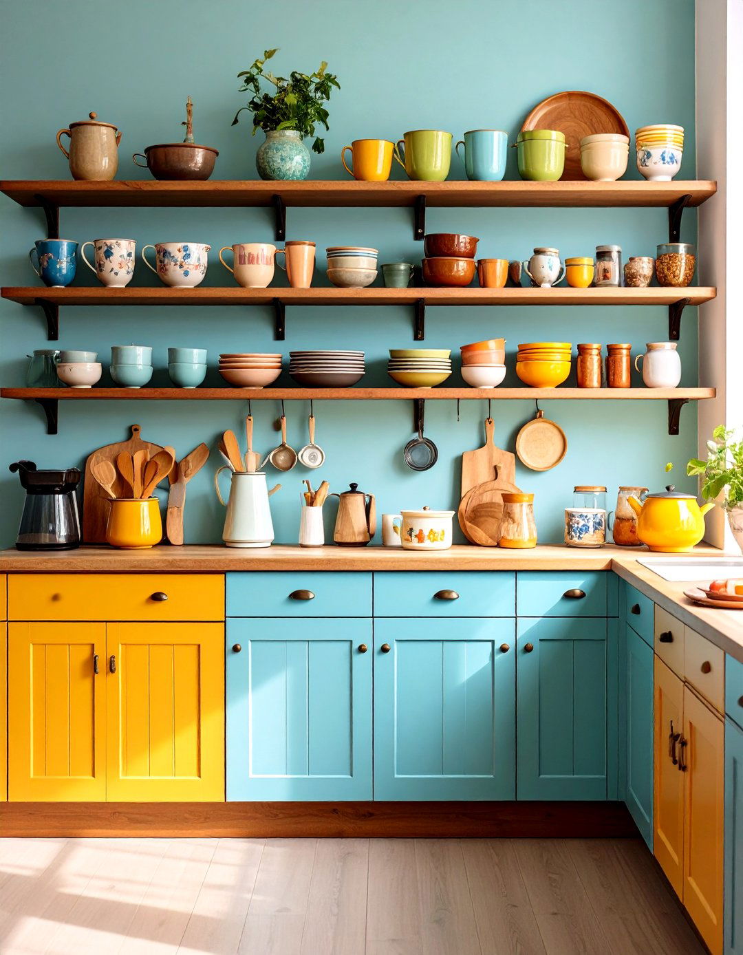 Mid Century Modern Kitchen Shelving - 30 kitchen shelving ideas