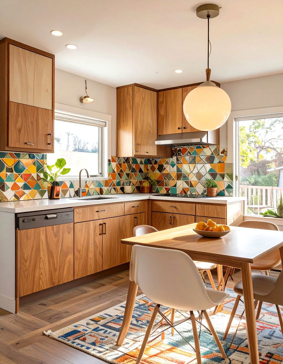 Mid Century Modern Kitchen Style - 30 mobile home kitchen ideas