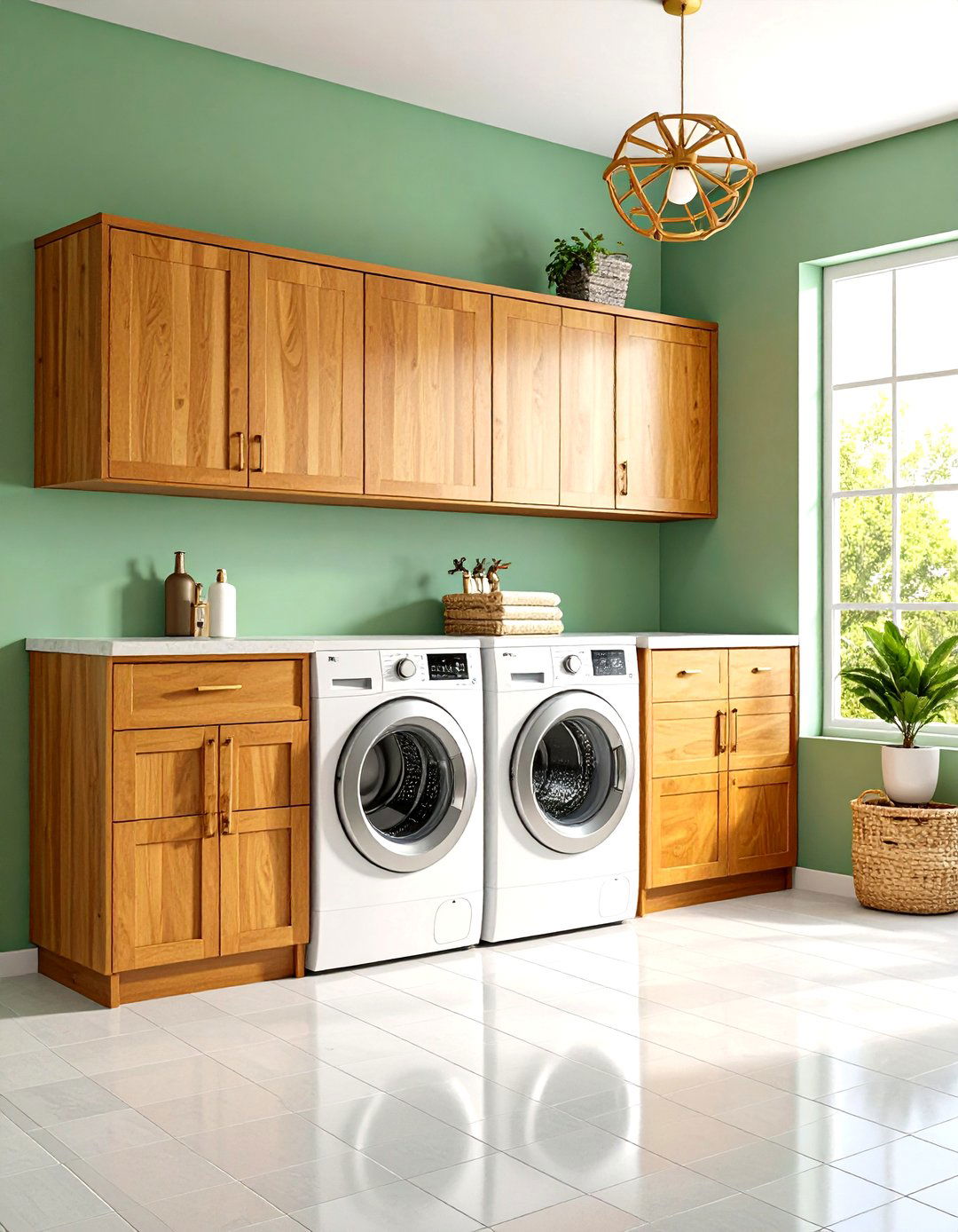 Mid Century Modern Laundry Room - 30 laundry room stacked washer dryer ideas