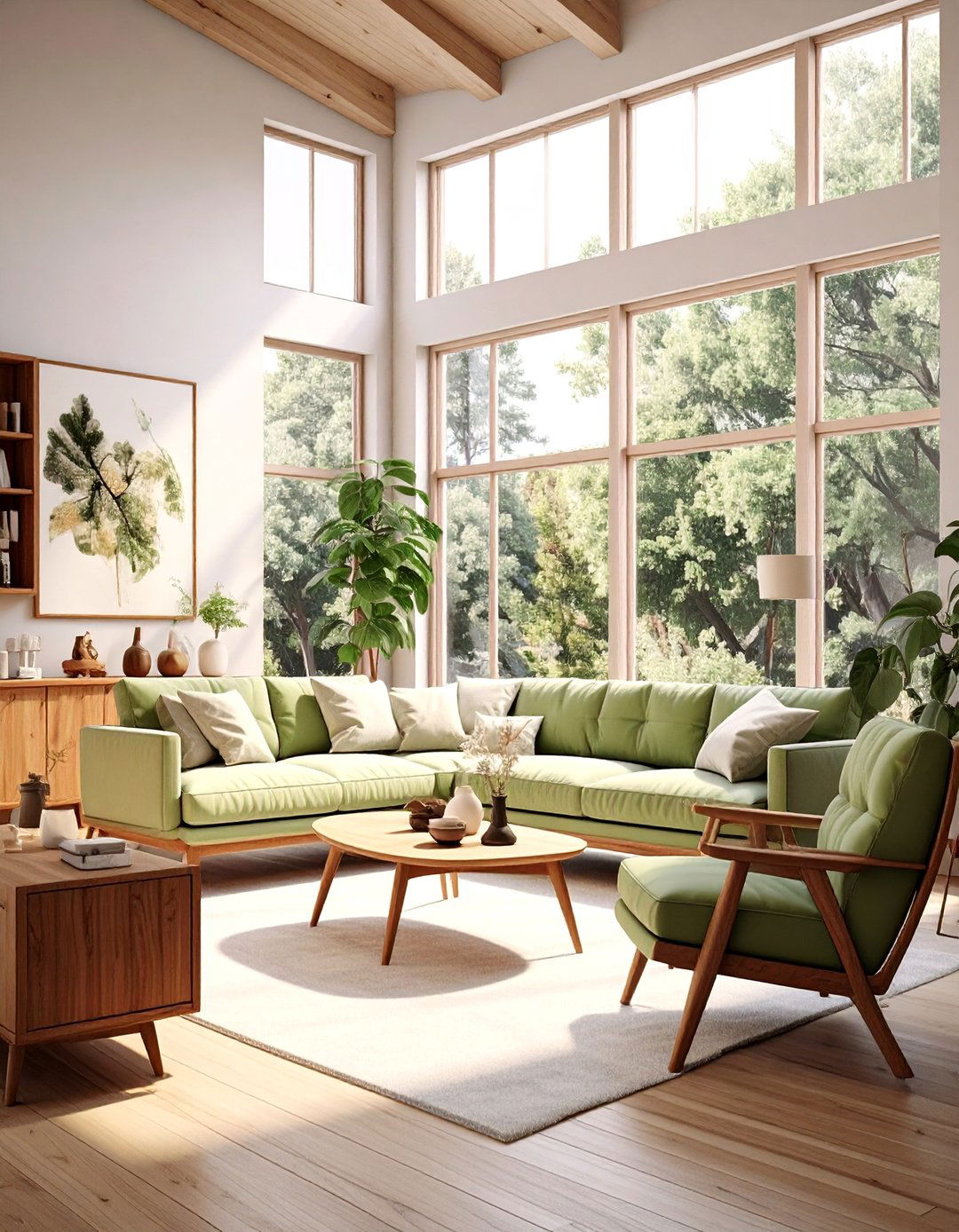 Mid Century Modern Living Room - 30 big living room ideas