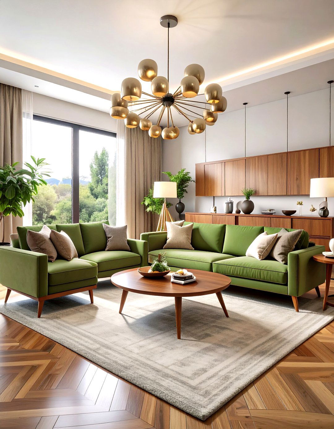 Mid Century Modern Living Room - 30 decoration ideas for living room