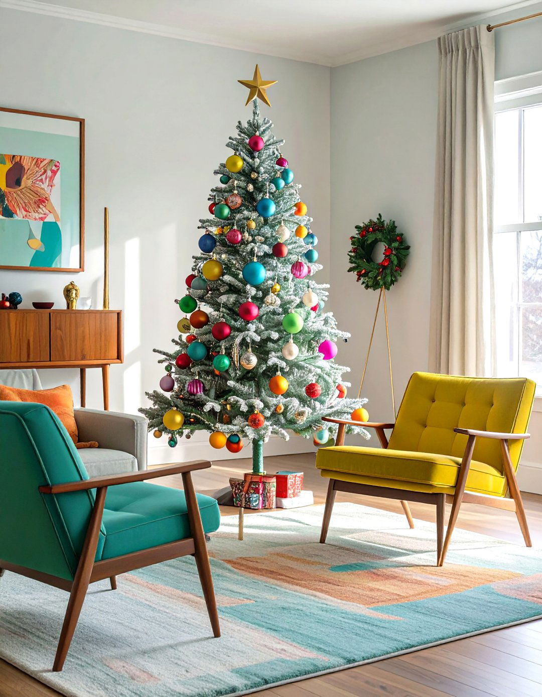 Mid Century Modern Merriment - 30 interior design ideas for holiday decor