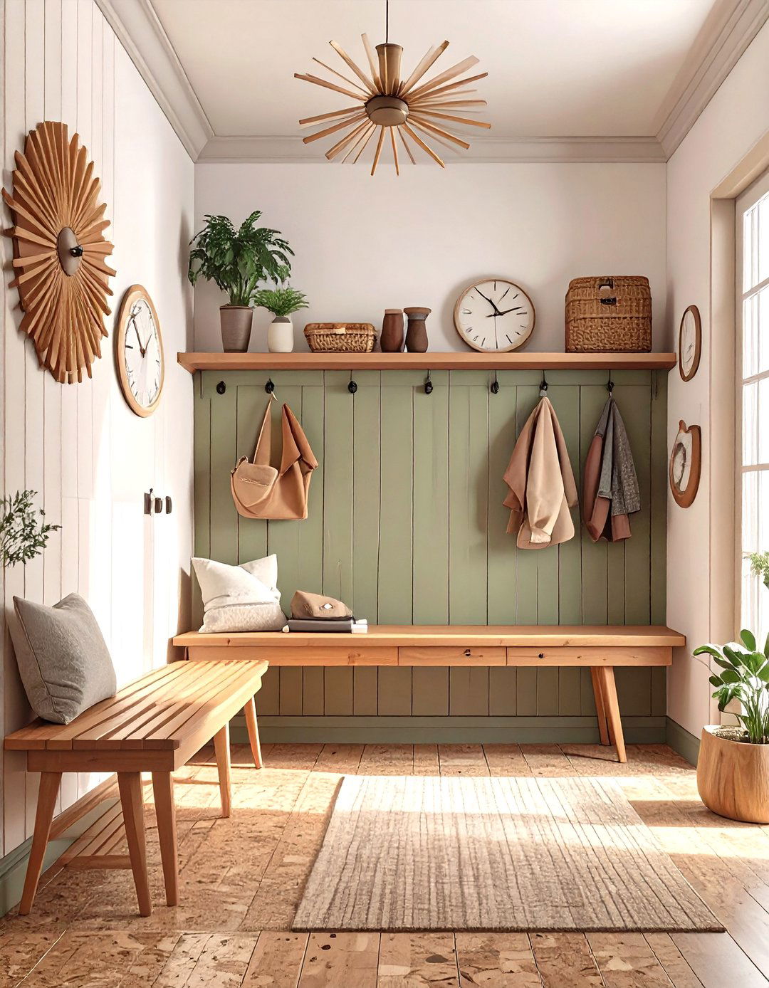 Mid Century Modern Mudroom Style - 30 modern mudroom ideas