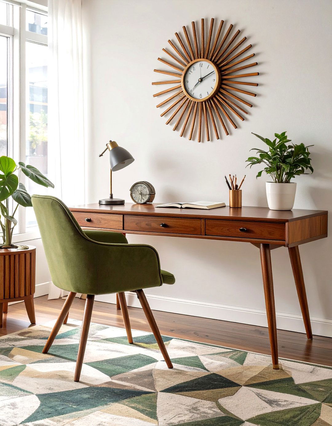 Mid Century Modern Office Room - 30 office room decor ideas