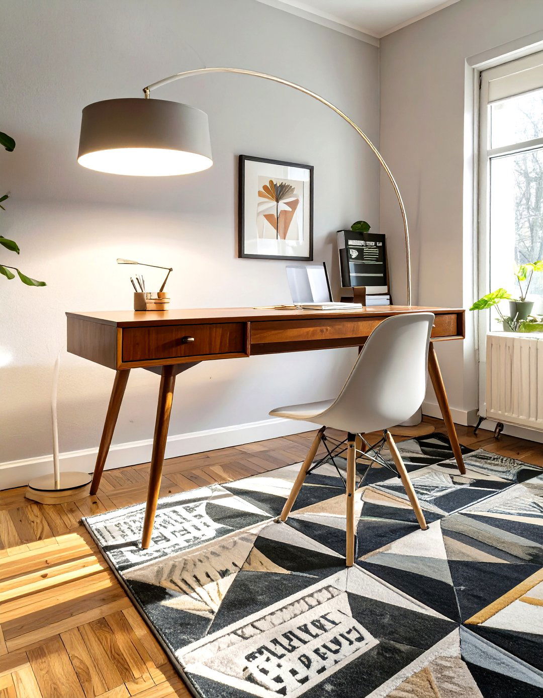 Mid Century Modern Office - 30 cozy office ideas