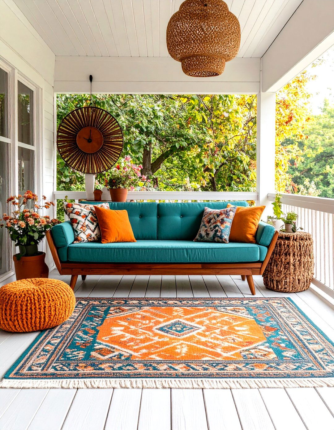 Mid Century Modern Porch - 30 enclosed porch ideas