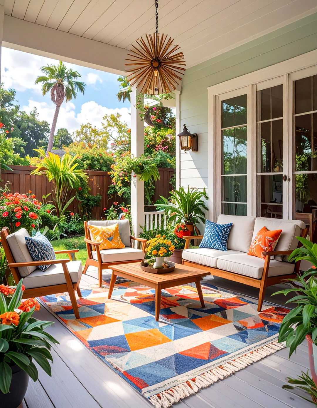 Mid Century Modern Porch Patio - 30 backyard porch ideas