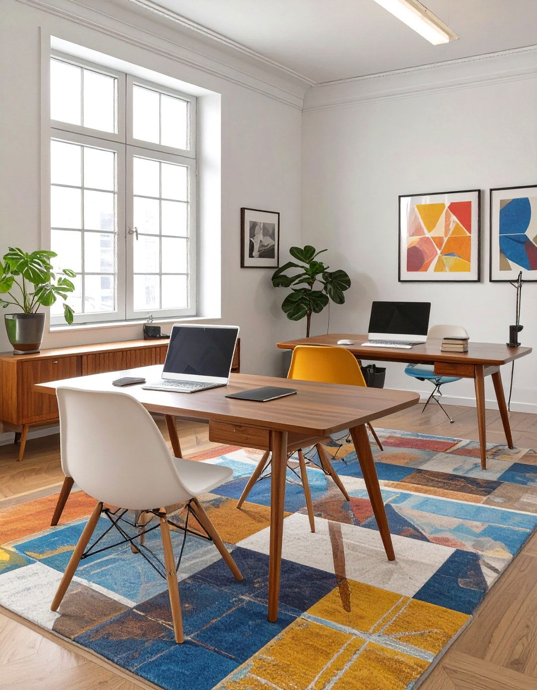 Mid Century Modern Revival - 30 modern office ideas