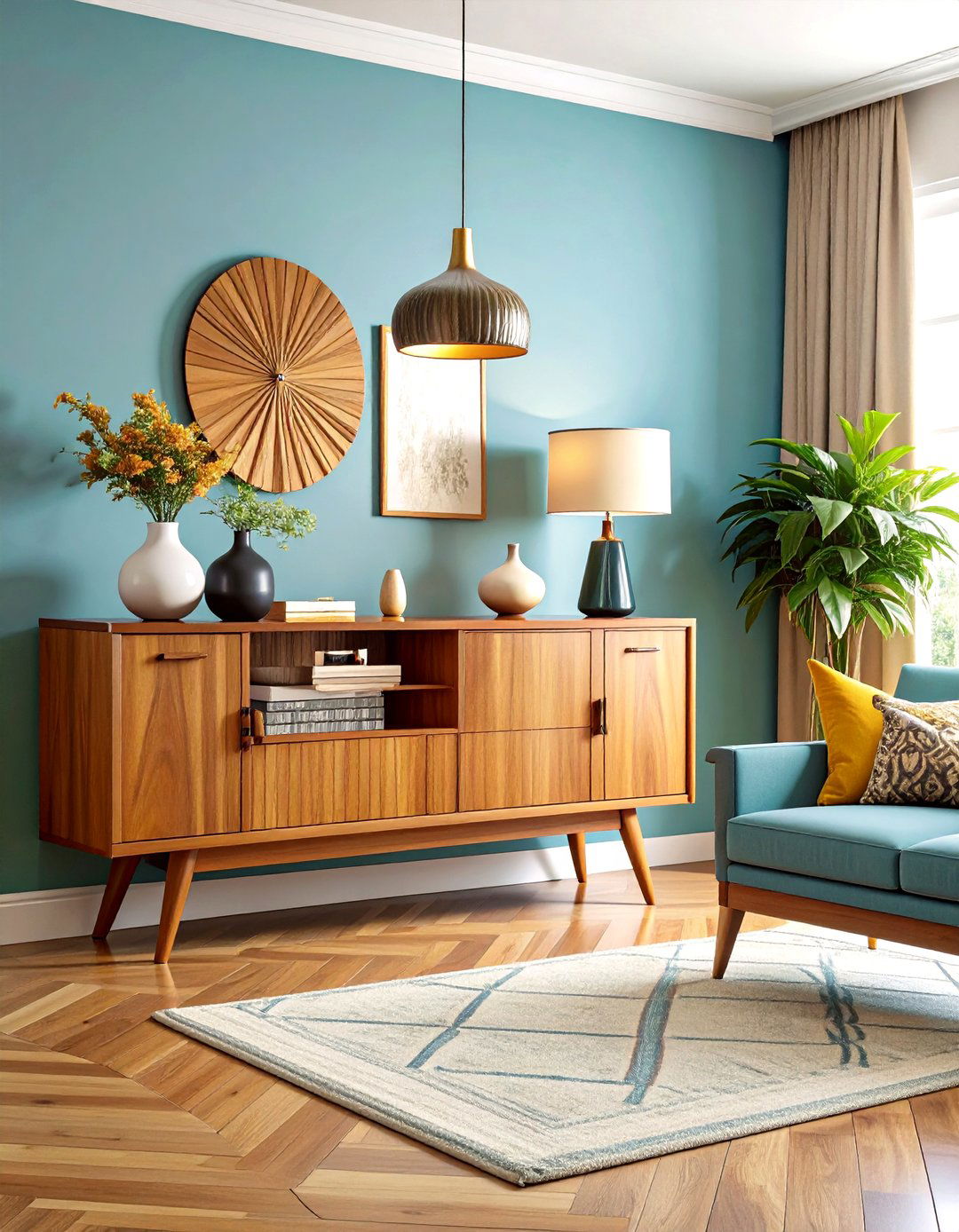 Mid Century Modern Sideboard and Console System - 30 living room storage ideas