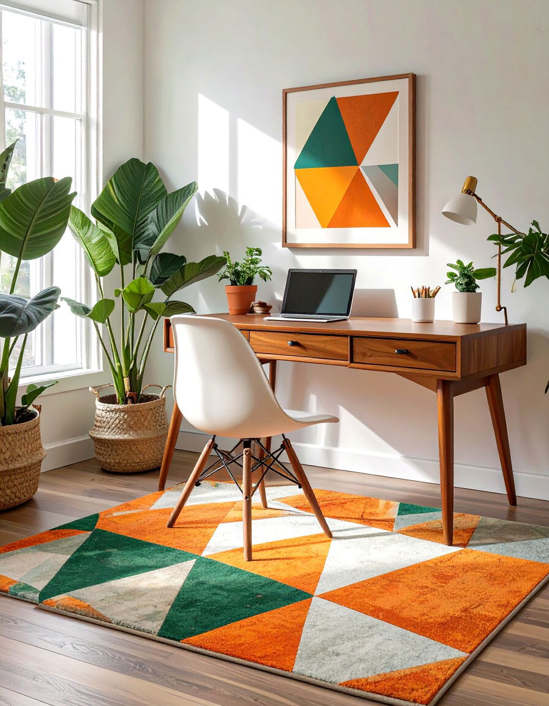 Mid Century Modern Study Nook - 30 interior design blog ideas