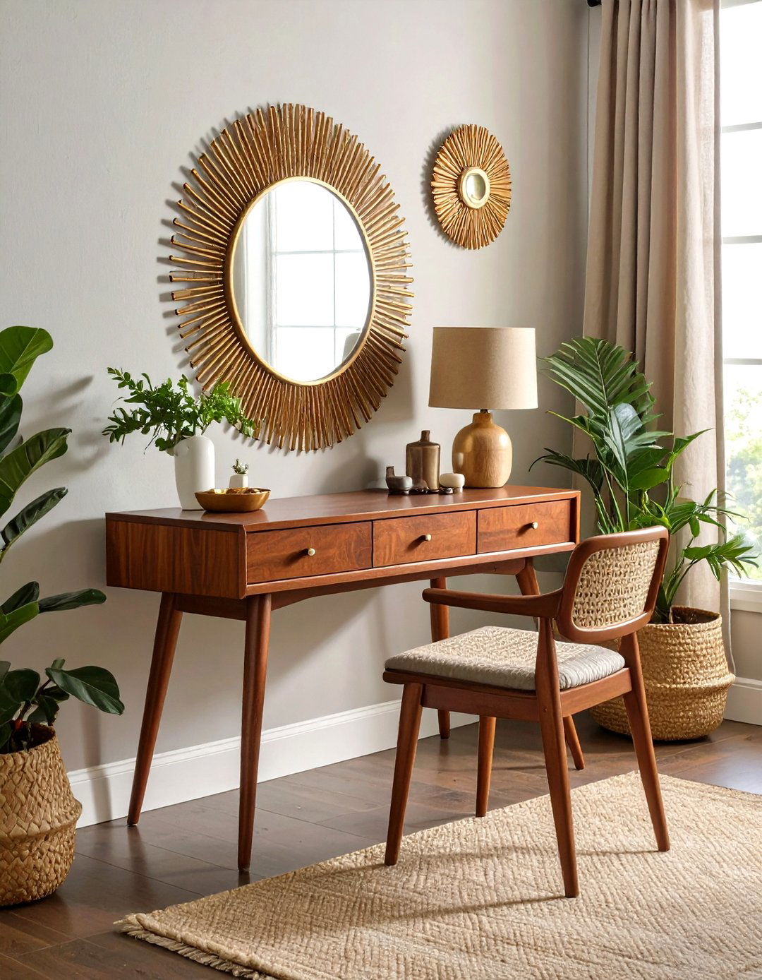 Mid Century Modern Vanity - 30 diy vanity ideas