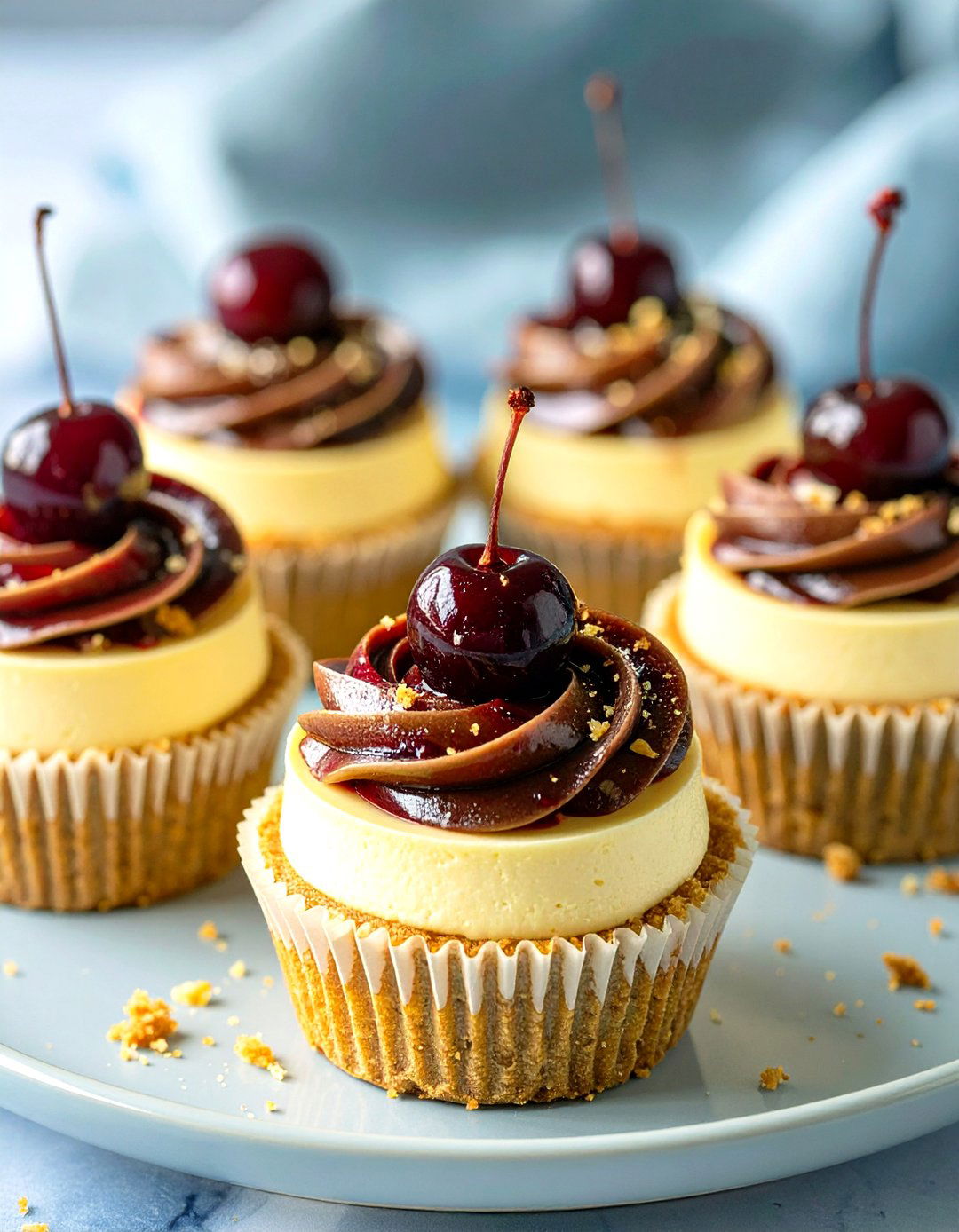 Mini Cheesecakes - 30 cheap baby shower food ideas
