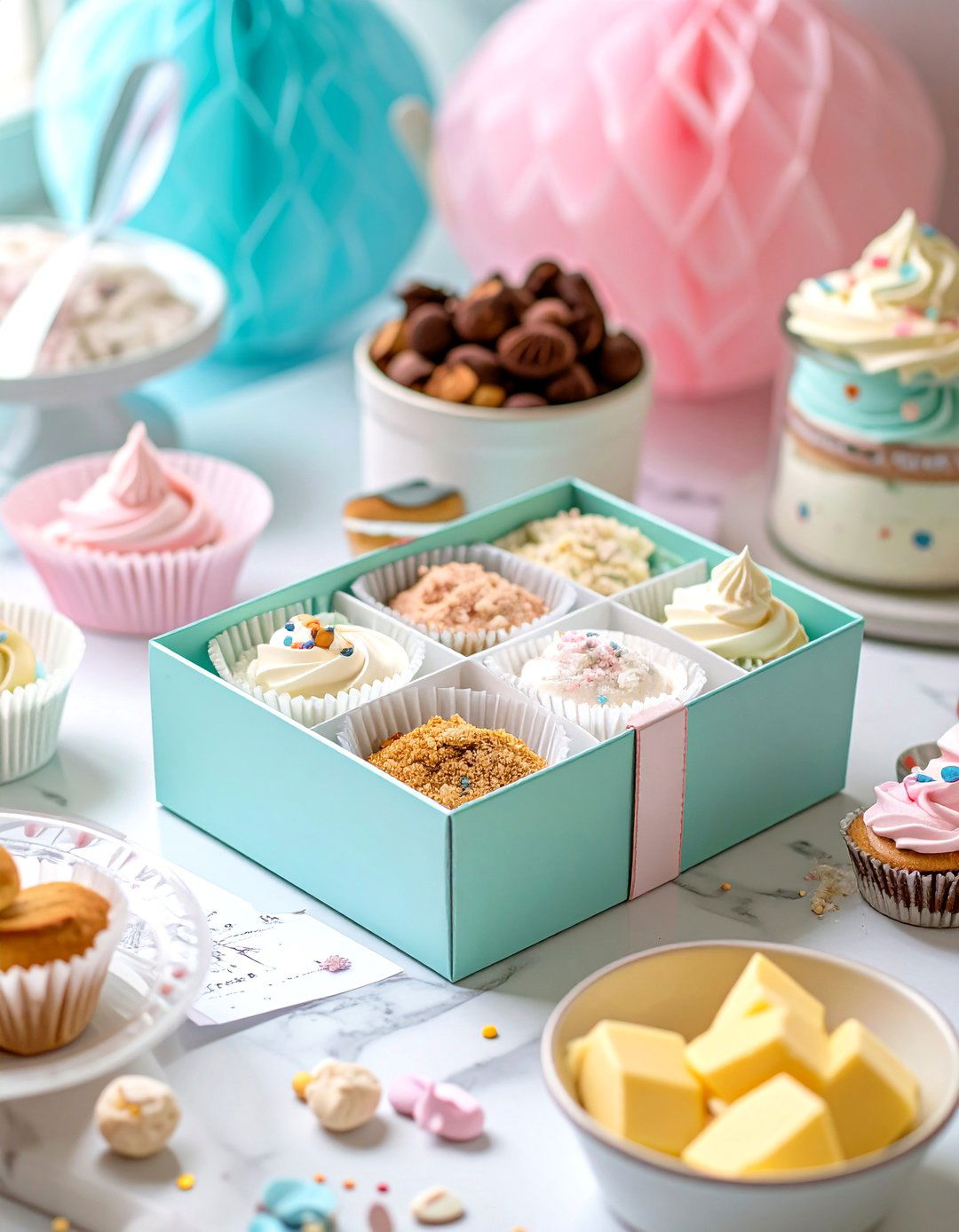 Mini Dessert Baking Kits - 30 gift ideas for baby shower games