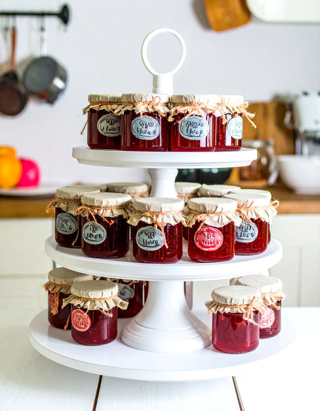 Mini Jars of Jam or Jelly - 30 baby shower favors ideas