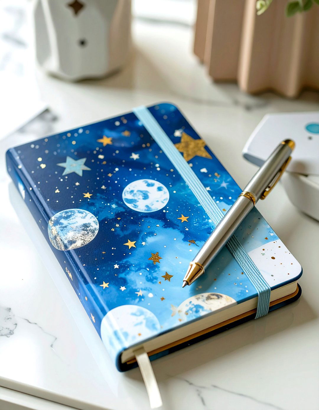Mini Notebook and Pen Set Favors - 30 baby shower party favor ideas