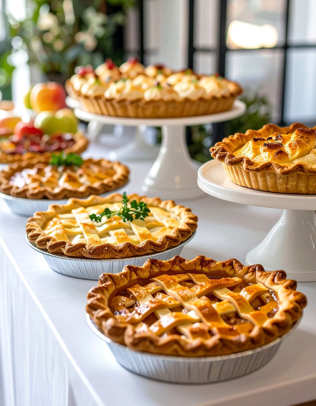 Mini Pie Bar - 30 office party food ideas