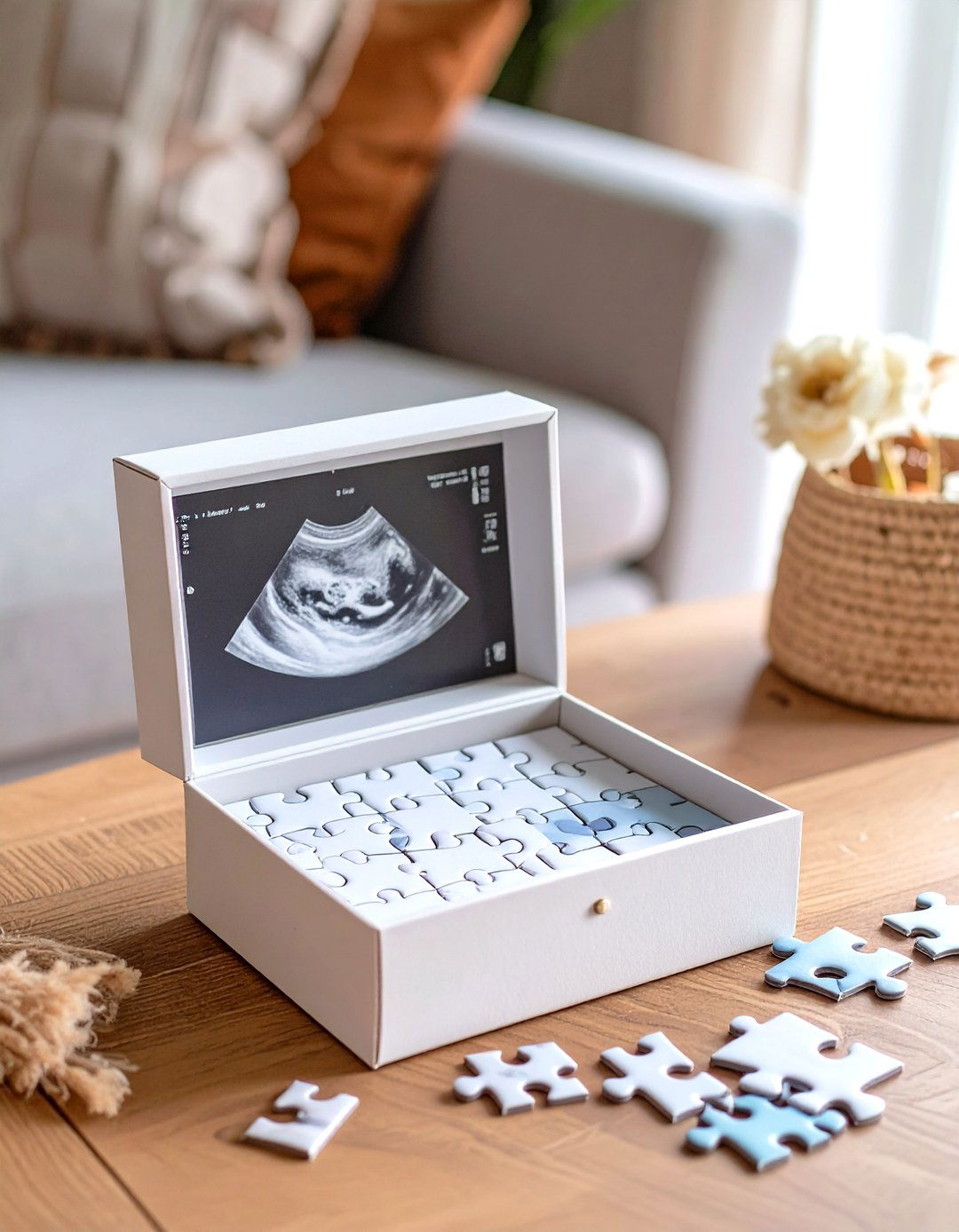 Mini Puzzle Box Favors - 30 baby shower party favor ideas