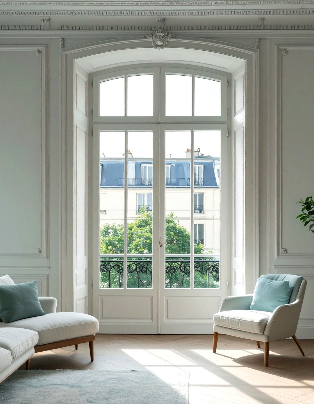 Minimal Window Treatments - 30 what is parisian interior design ideas