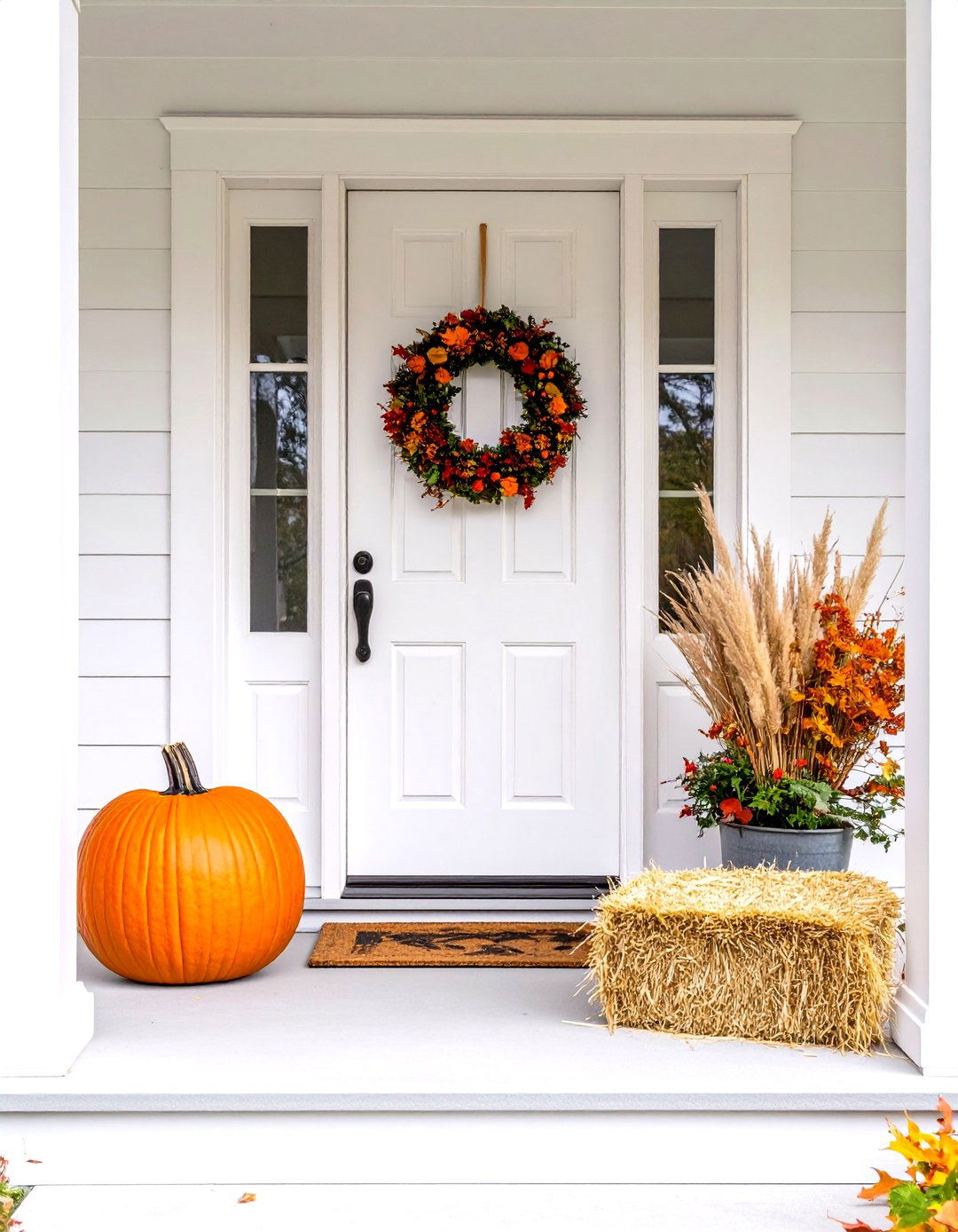 30 Front Porch Fall Decorating Ideas for a Cozy Entry - We Love Home Blog