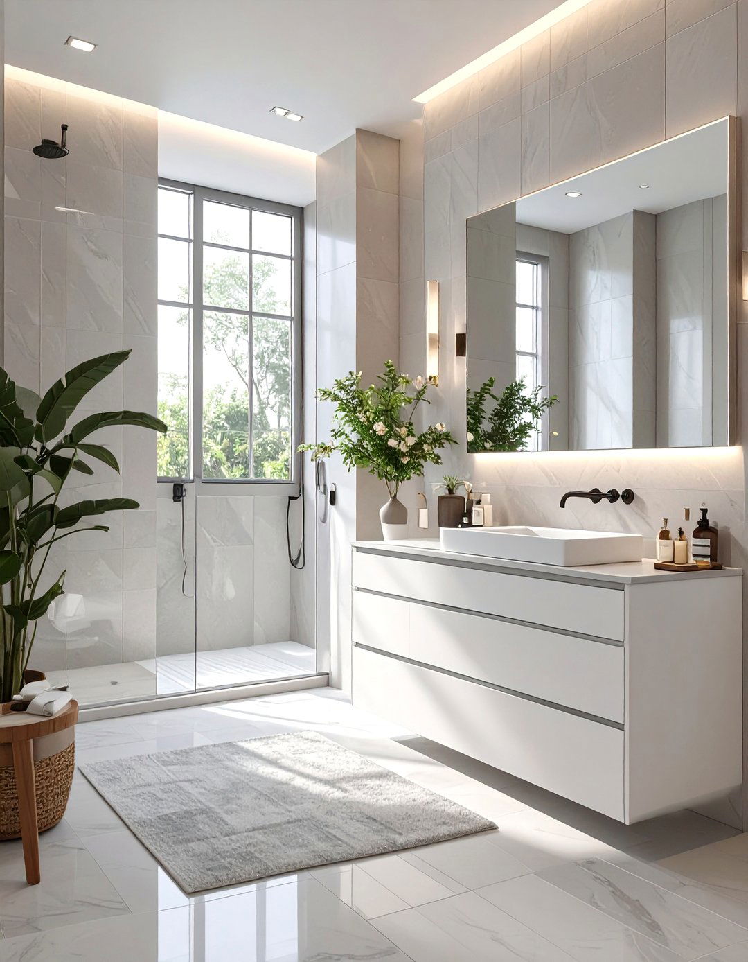 Minimalist Bathroom Sanctuary - 30 bathroom remodel ideas 2022