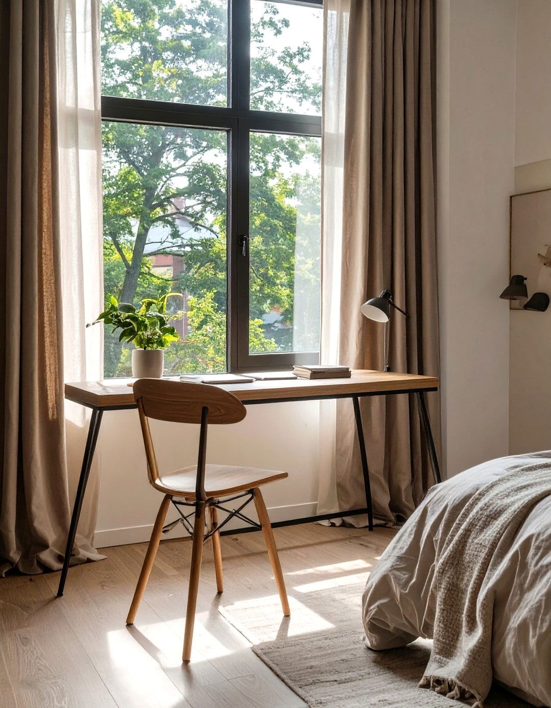 Minimalist Bedroom Desk Small Home Office Design - 30 small home office design ideas