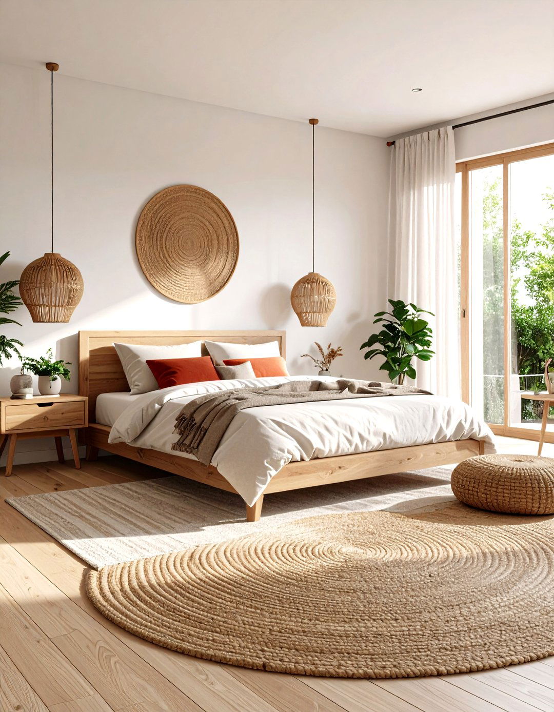 Minimalist Bedroom Featuring Natural Textures - 30 reddit interior design ideas