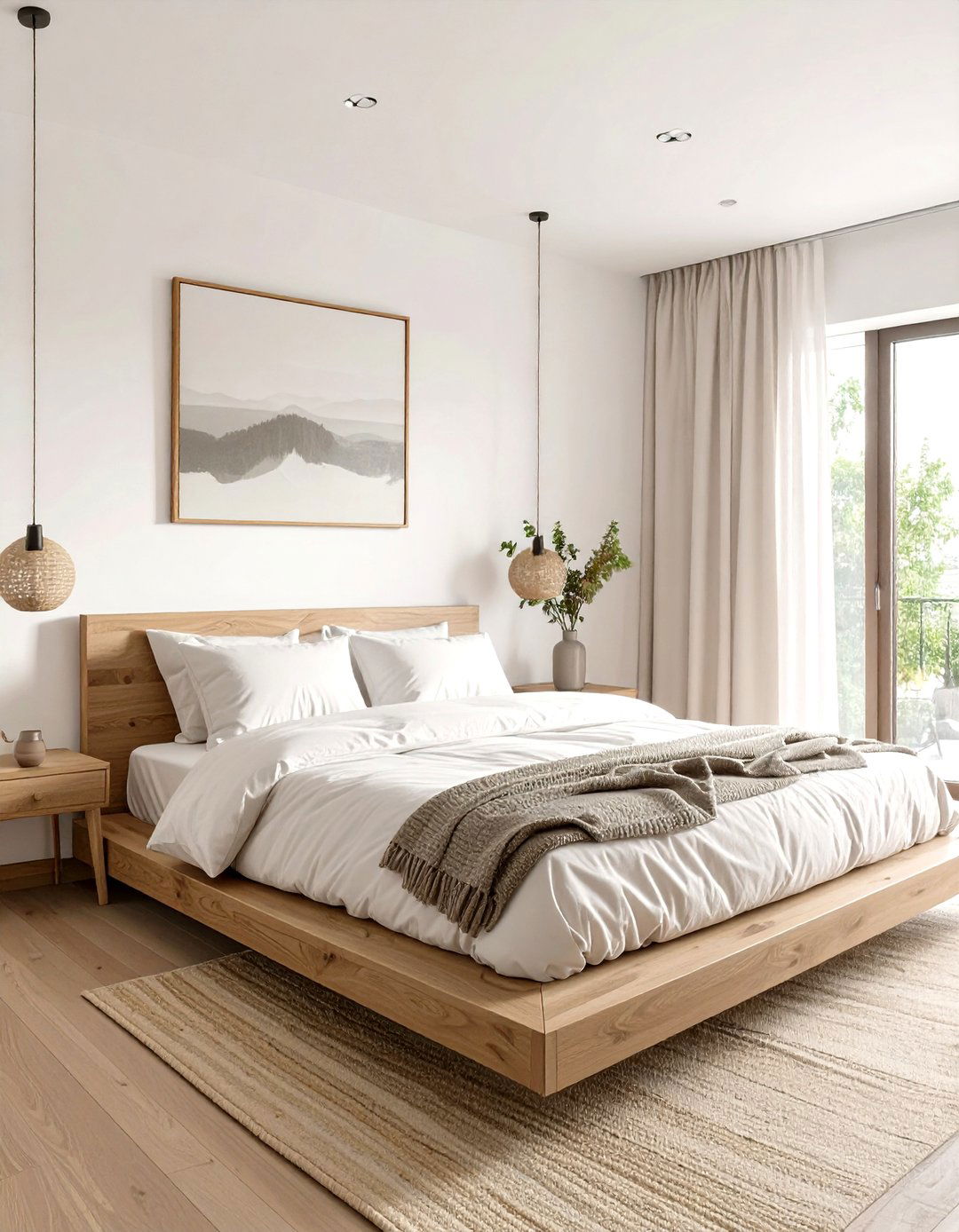 Minimalist Bedroom with Natural Wood Tones - 30 women bedroom ideas