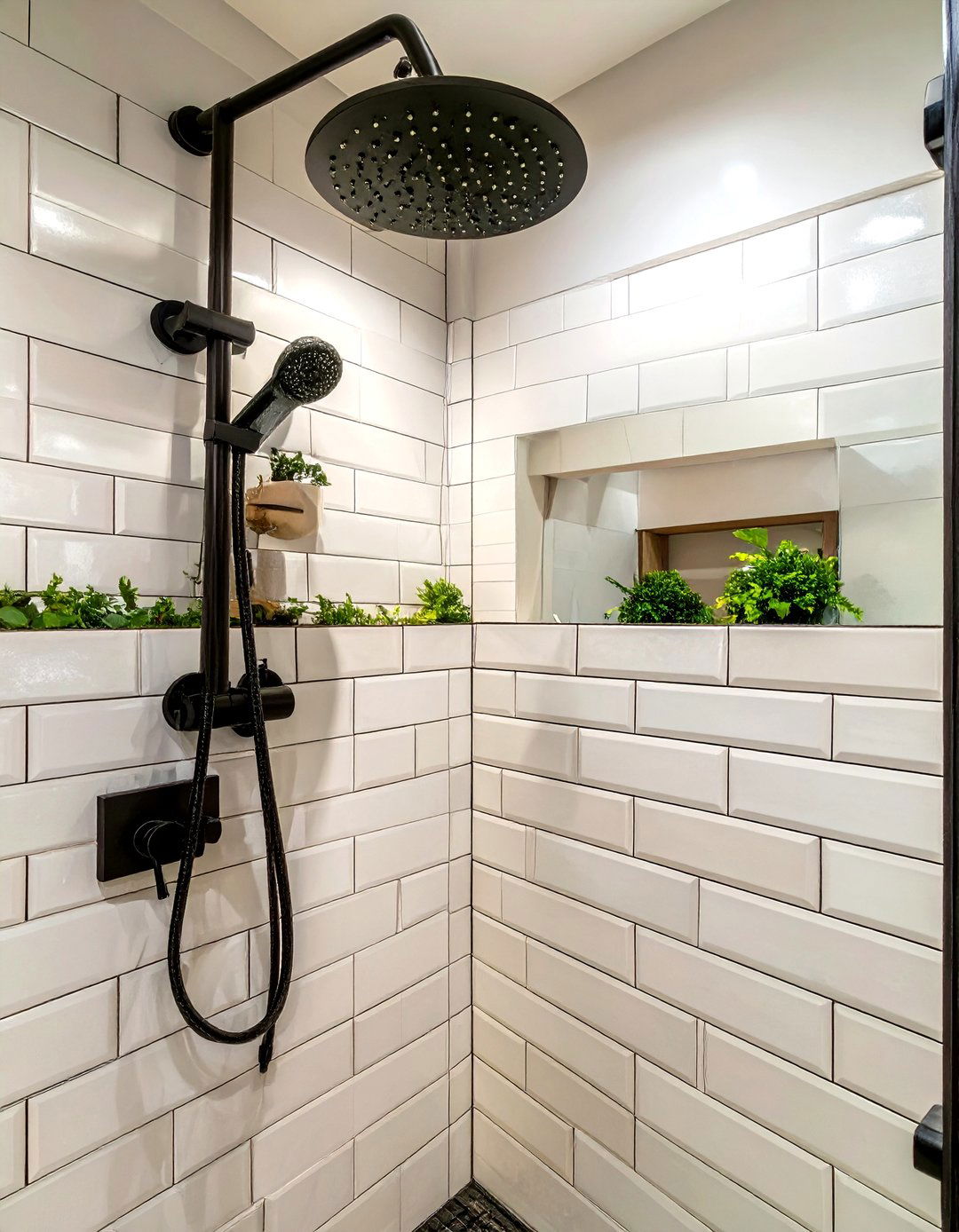 Minimalist Black Shower Fixtures - 30 shower small bathroom ideas
